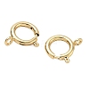 Brass Spring Ring Clasps KK-CBA1AE8-05G-G-2