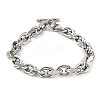 Non-Tarnish 304 Stainless Steel Cable Chains Bracelets for Men & Women BJEW-D031-03P-1