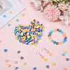 300Pcs 5 Colors Handmade Polymer Clay Beads CLAY-SC0002-58-4