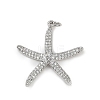 Brass Micro Pave Cubic Zirconia Pendants KK-R230-02P-1