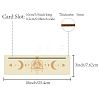 Natural Wood Card Stand for Tarot DJEW-WH0034-02J-2