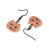 Halloween Alloy Enamel Dangle Earrings EJEW-JE06063-5