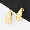 Rack Plating Brass Teardrop Stud Earrings EJEW-R150-05G-3