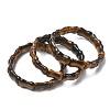 Bamboo Natural Tiger Eye Beads Stretch Bracelets for Women Men BJEW-K304-01K-4
