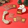 100Pcs Rectangle Paper Gift Tags CDIS-FS0001-19A-10