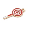 Christmas Theme Alloy Enamel Pendants ENAM-K074-02E-01-2