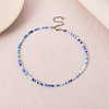 Bohemian Styles Faceted Round Glass Seed Beaded Necklaces for Women WGF25DA-02-1
