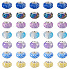 60Pcs 3 Styles Opaque Resin European Beads RESI-TA0005-29-2
