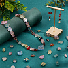 100Pcs 10 Colors Transparent Acrylic Beads TACR-PH0001-75-5