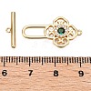 Brass Toggle Clasps KK-N054-150G-4