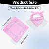 2Pcs 2 Colors Versatile Outdoor Cycling Bandana for Women OHAR-CY0001-21B-2