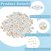 200Pcs Glass Charms RGLA-SP0001-03B-6