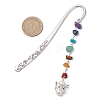 Angel Themed Alloy Hook Bookmark AJEW-JK00360-3