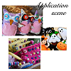 1000Pcs Flat Round Felt Fabric DIY-DC0003-89A-5