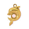 304 Stainless Steel Pendants STAS-OY017-20G-1