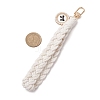 Handmade Woven Cotton Pendant Decorations HJEW-JM02795-03-3