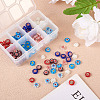 Handmade Millefiori Glass Beads LK-CD0001-002-4