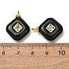 Natural Obsidian Pendants GG-CBAA798-03G-05-2