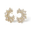 Rack Plating Brass Stud Earrings EJEW-A088-16G-1