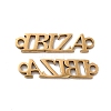 201 Stainless Steel Connector Charms STAS-K251-078G-1