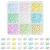 45g 9 colors Glass Seed Beads SEED-YW0002-54B-1