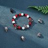 Unicraftale 10Pcs 5 Style 304 Stainless Steel European Beads OPDL-UN0001-04-3