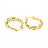 Brass Hoop Earrings EJEW-F250-08-G-2