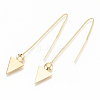 Brass Stud Earring Findings X-KK-S345-069-2