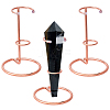 Iron Crystal Pointed Scepter Display Stands ODIS-WH0010-50RG-1