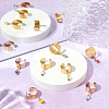7Pcs 304 Stainless Steel Open Cuff Finger Rings RJEW-UN00027-2
