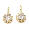 Brass Pave Clear Cubic Zirconia Charms CU-CBA9FFD-11G-09-1
