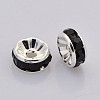 Brass Rhinestone Spacer Beads RB-A014-Z10mm-02S-2