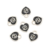 Alloy Enamel Charms with 12 Constellations ENAM-CJC0004-01D-1
