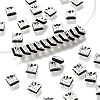 Brass Rhinestone Spacer Beads RSB072-12S-1