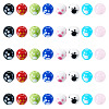 40Pcs 8 Colors Handmade Lampwork Beads LAMP-TA0001-54A-3