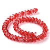 Transparent Glass Beads Strands LAMP-H061-01A-05-3