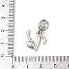 Brass European Dangle Charms KK-Z097-01V-GP-3