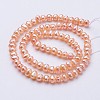 Natural Cultured Freshwater Pearl Beads Strands PEAR-F004-03-01-2