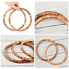 Rattan Woven Wood Bag Handles WOOD-PH0008-95-5