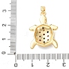 Brass Micro Pave Colorful Cubic Zirconia Pendants KK-C264-11A-G-3