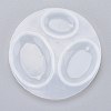 Oval Silicone Pendant Mold X-DIY-F060-01-1