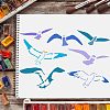 Large Plastic Reusable Drawing Painting Stencils Templates DIY-WH0202-194-6