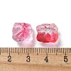 Baking Paint Transparent Glass Beads X1-GLAA-C035-01O-3