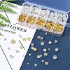1180Pcs 10 Styles Iron Bead Caps IFIN-FS0001-45-7