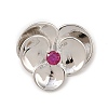 Brass Micro Pave Cubic Zirconia Pendants KK-G544-11P-1