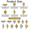 24Pcs 12 Styles 304 Stainless Steel Links STAS-FS0002-29-3