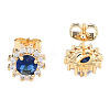 Cubic Zirconia Flower Stud Earrings EJEW-N011-60-2