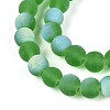 Frosted Transparent Glass Beads Strands LS-GLAA-T032-T6mm-MBB07-3