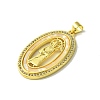 Real 18K Gold Plated Brass Micro Pave Cubic Zirconia Pendants KK-H472-14G-10-2