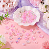 100Pcs 5 Styles Electroplate Transparent Glass Beads EGLA-TA0013-35B-5